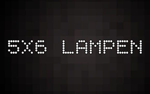 5x6 Lampen: A Unique Dotted Display Typeface