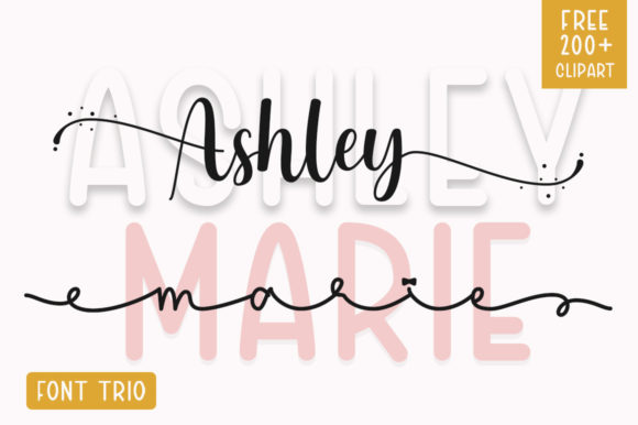Ashley Marie: A Duo Font for Modern Designers
