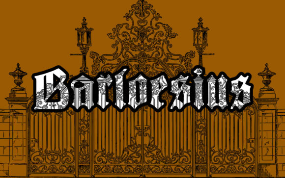 Barloesius: A Creative Blackletter Font for Bold Designs