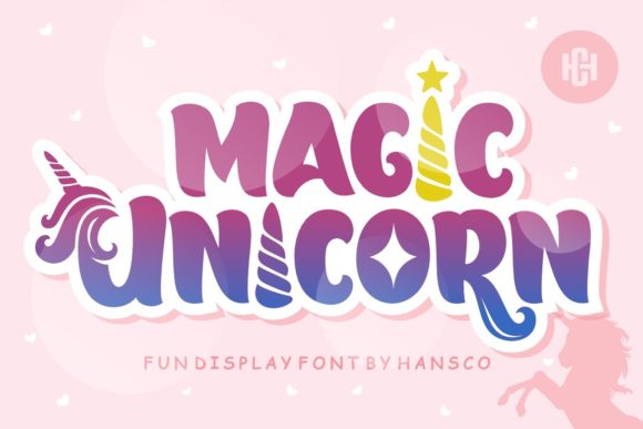 Bring Joy to Your Designs with the Magic Unicorn Typeface