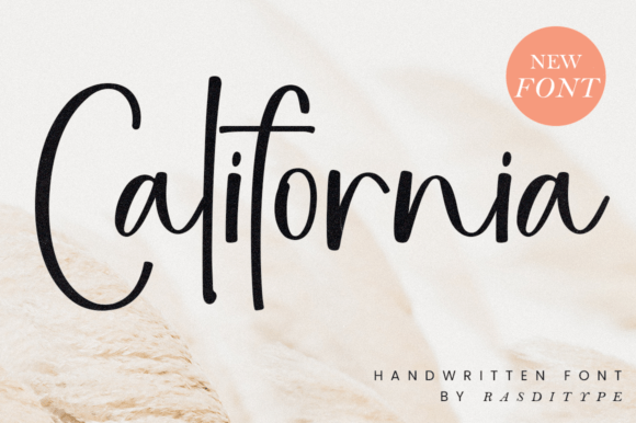 California: A Distinct Handwritten Font for Modern Creators