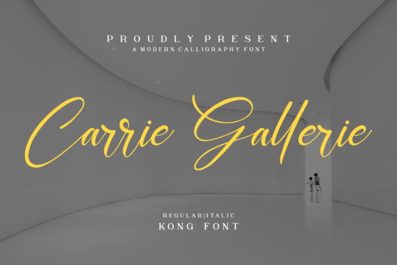 Carrie Gallerie: A Flowing Script for Elegant Designs