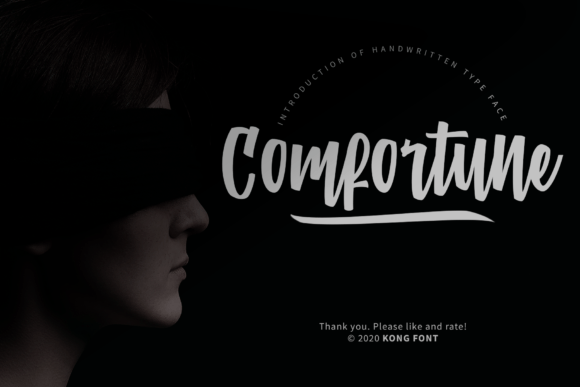 Comfortune: A Modern Handwritten Font for Creative Projects