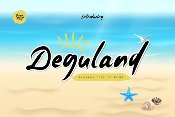Deguland: A Fresh Marker Font for Creative Designs
