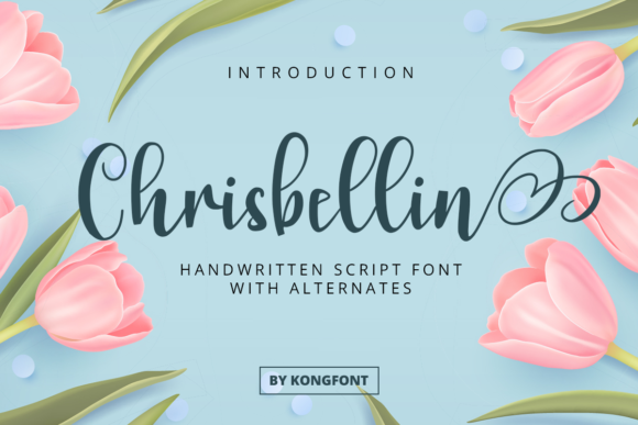 Discover Chrisbellin: A Playful Handwritten Script Font