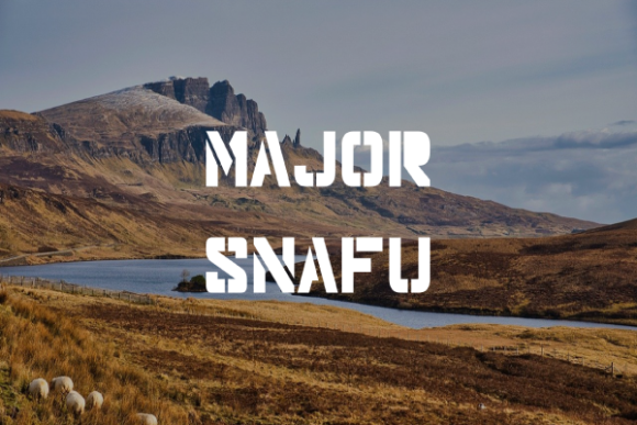 Discover the Bold, Sliced Style of Major Snafu