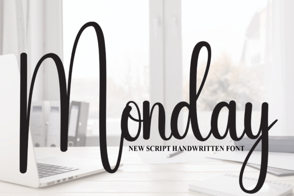 Discover the Charm of Monday: A Handwritten Font