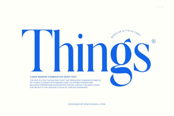 Discover the Elegance of Things Serif Font