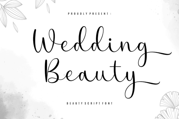 Discover the Elegance of Wedding Beauty Typography