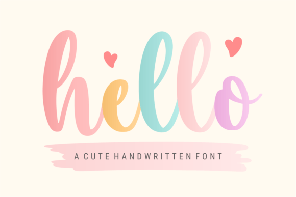 Discover the Hello Font: A Stylish Handwritten Typeface