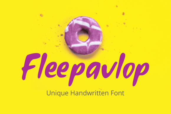 Fleepavlop: A Modern Handwritten Font for Creative Projects