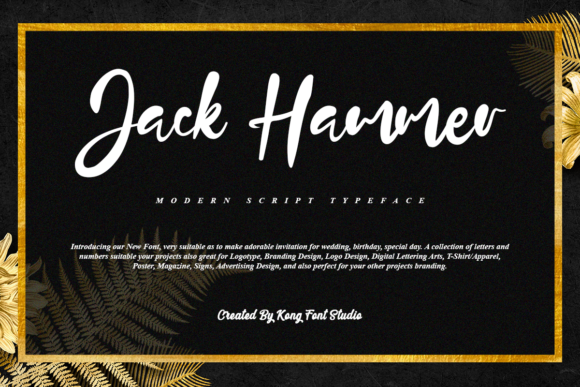 Jack Hammer: A Playful Script Font for Modern Designs