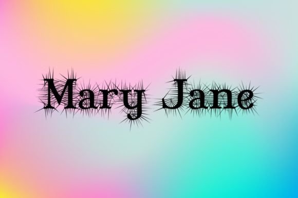 Mary Jane: A Beautiful Display Font for Creative Projects
