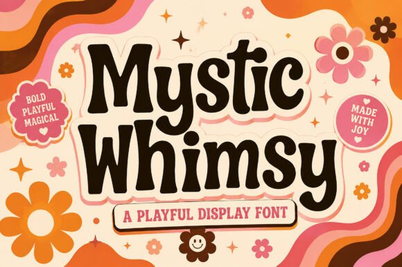 Mystic Whimsy: A Playful Retro Display Font