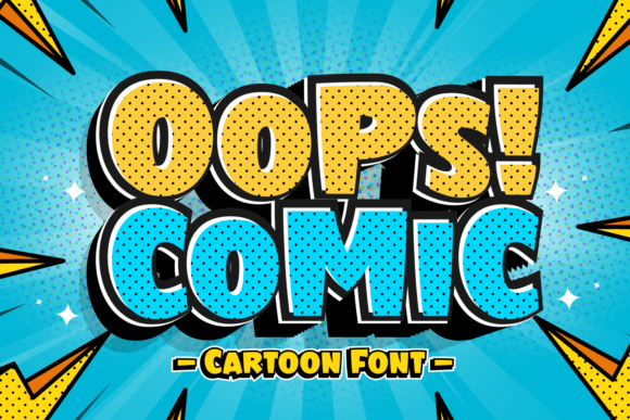 Oops Comic: A Cartoon Font for Eye-Catching Designs
