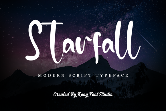 Starfall: A Modern Handwritten Script for Creative Designs