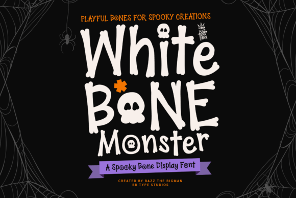 Whitebone Monster: A Font That Brings Halloween to Life